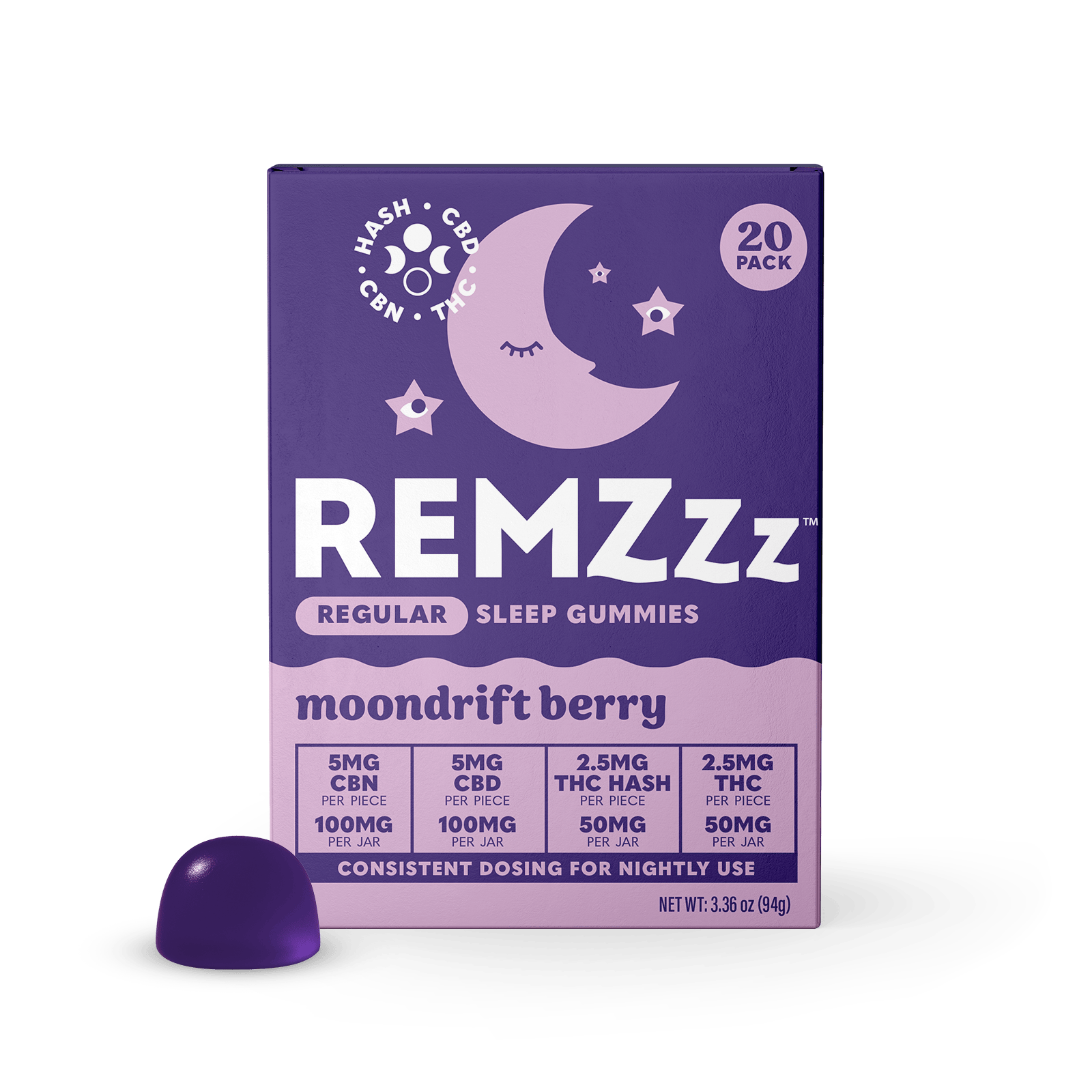 Product REMZzz - Moondrift Berry - 20pk - 100mg