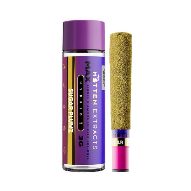 Mitten Extracts - 3g Infused Preroll - Sugar Plumz (H)