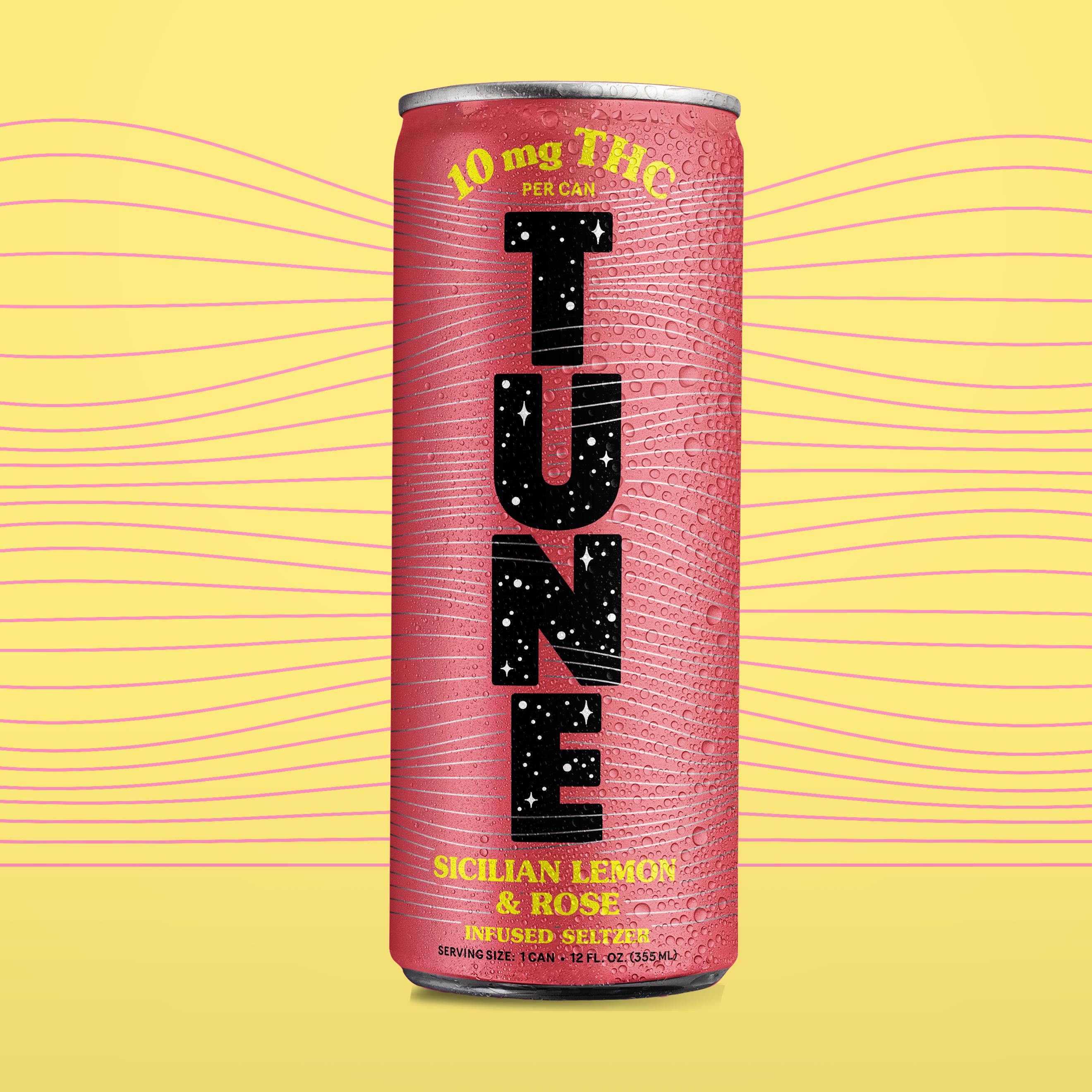 Sicilian Lemon & Rose | 10mg Infused Seltzer Can Single