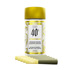 Strawnana 40's Infused Pre-Roll 0.5g 5-pack | 2.5g