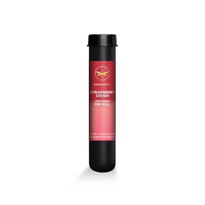 Dragonfly - 1.25g Infused Preroll - Strawberry Cough - PRE_ROLLS by Dragonfly at King of Budz