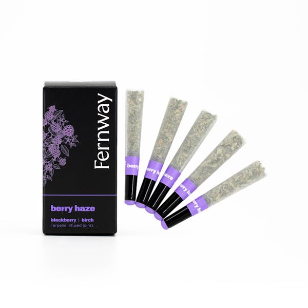 Berry Haze (H)- 0.5g | 5pk Terpene Infused Pre-Rolls - Fernway