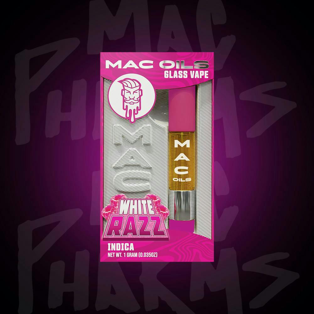 Mac Oils - 1g Cart - White Razz