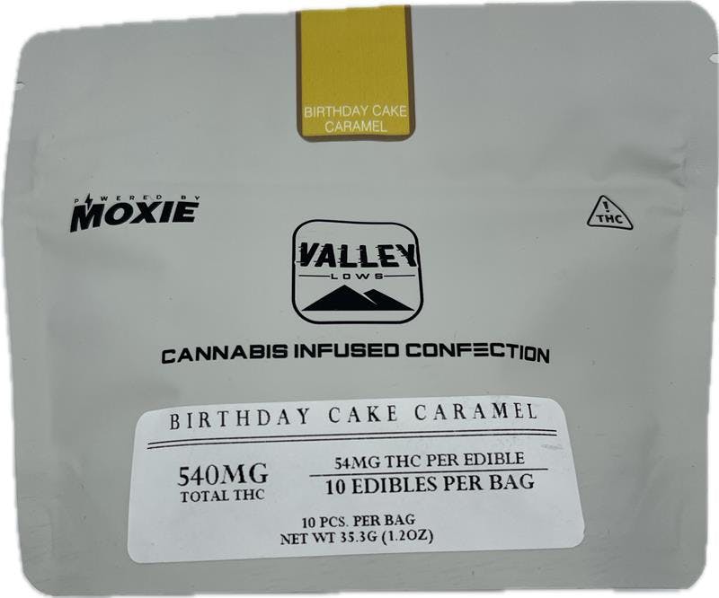Birthday Cake Caramel Confection | 54mg - 10 Count