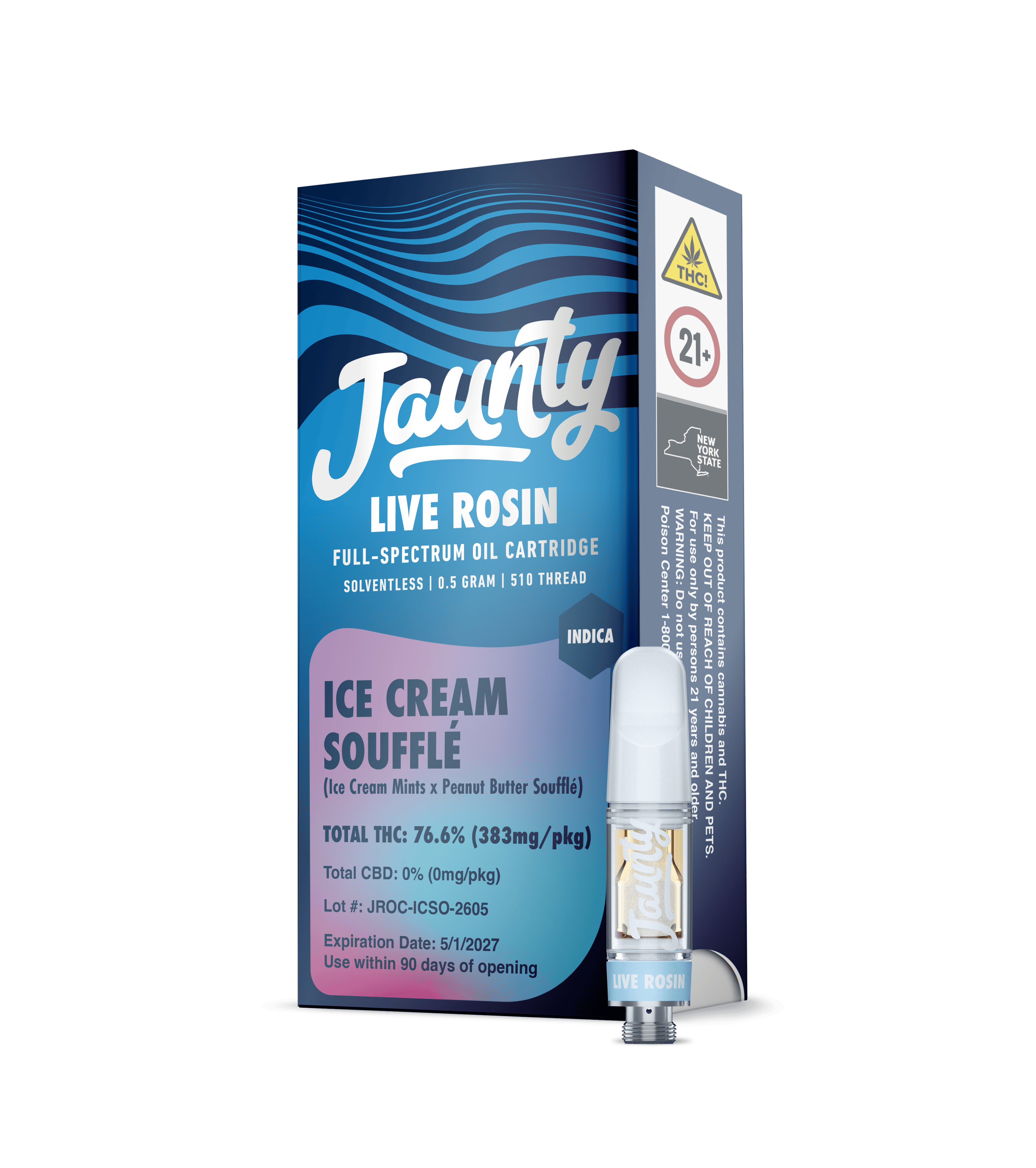 Ice Cream Souffle Live Rosin Cart - 0.5G