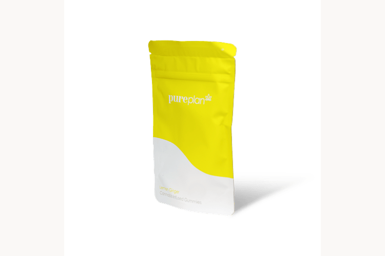 Lemon Ginger Gummies 100mg (10-Pack | 10mg Each)