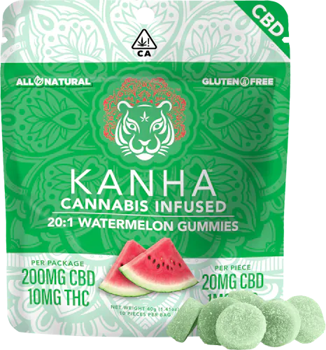 20:1 Cbd:Thc Watermelon (10pk)-active