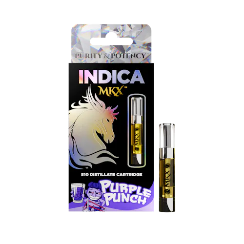 MKX 1 Gram 510 Thread Carts – Purple Punch (Indica)-active