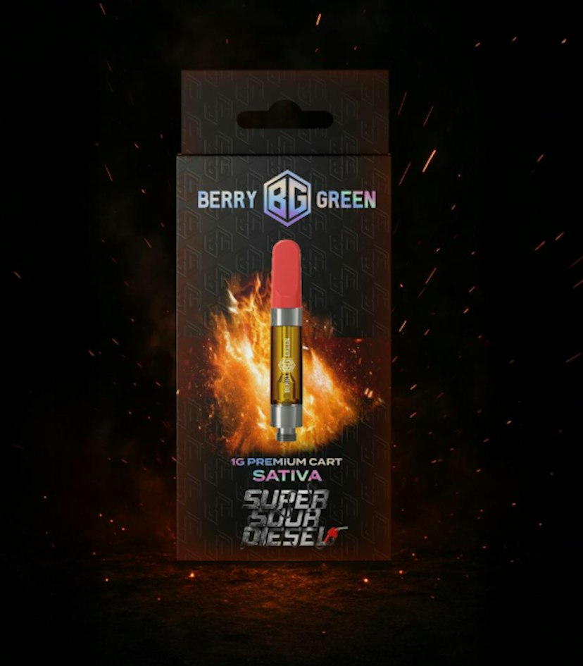 Berry Green Cartridge | Super Sour Diesel