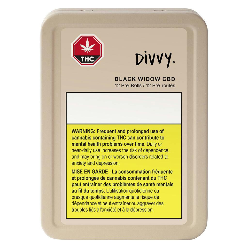 Black Widow CBD - 12x0.35g - Slims