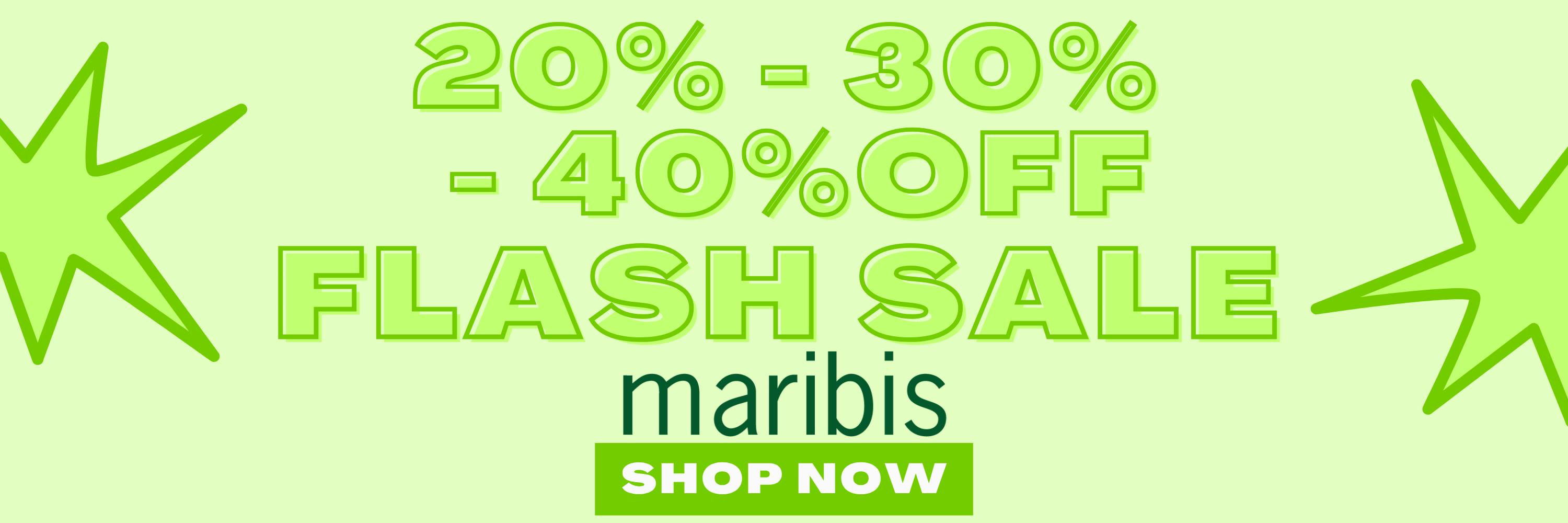 flash sale products twenty thirty forty percent off 