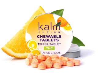 Chewable Tablets-Orange Cream 5mg Each 100mg Total