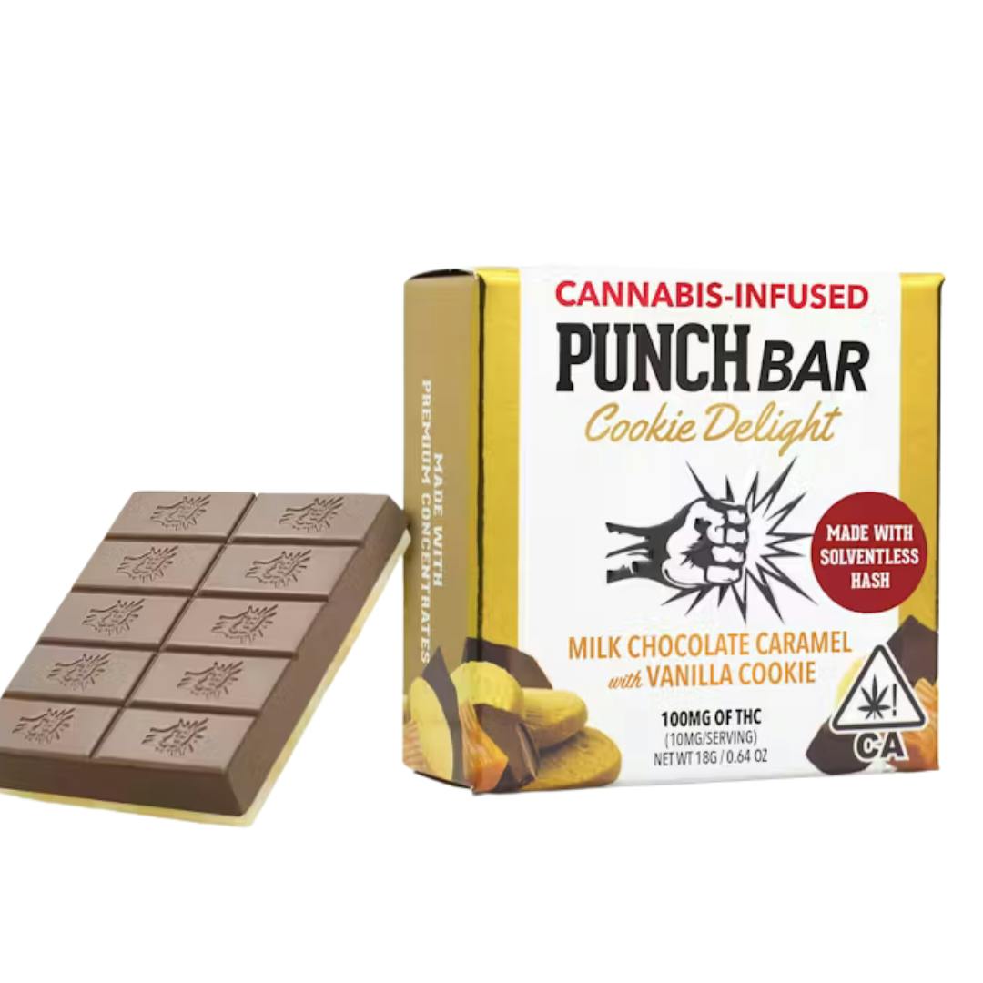 VANILLA COOKIE MILK CHOCOLATE CARAMEL SOLVENTLESS ROSIN BAR