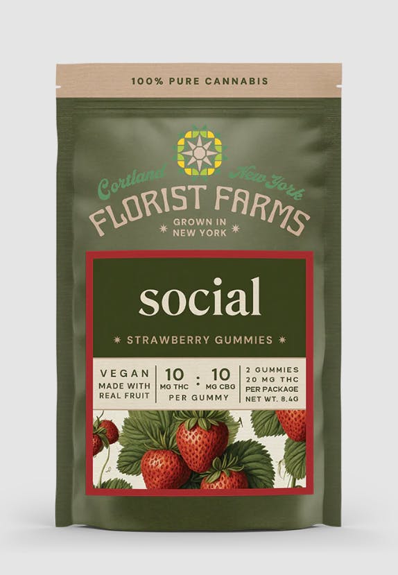 Florist farms | Strawberry Social | 2pk image 0