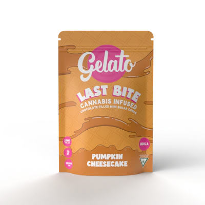 Gelato Last Bite - Cannabis Infused Sugar Cones 200mg - Pumpkin Cheesecake