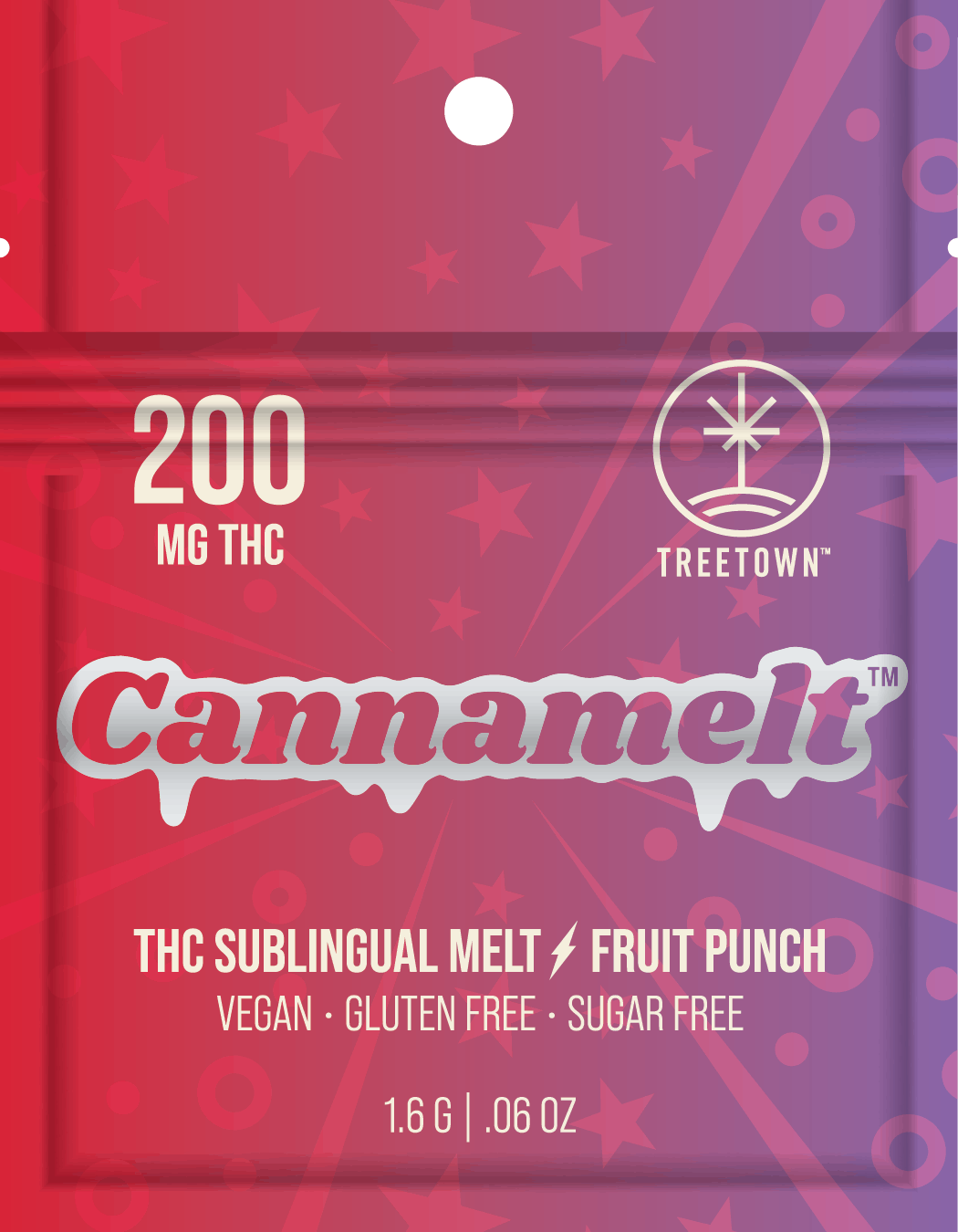 Product: Fruit Punch Cannamelt | 200mg x 1pk | TreeTown