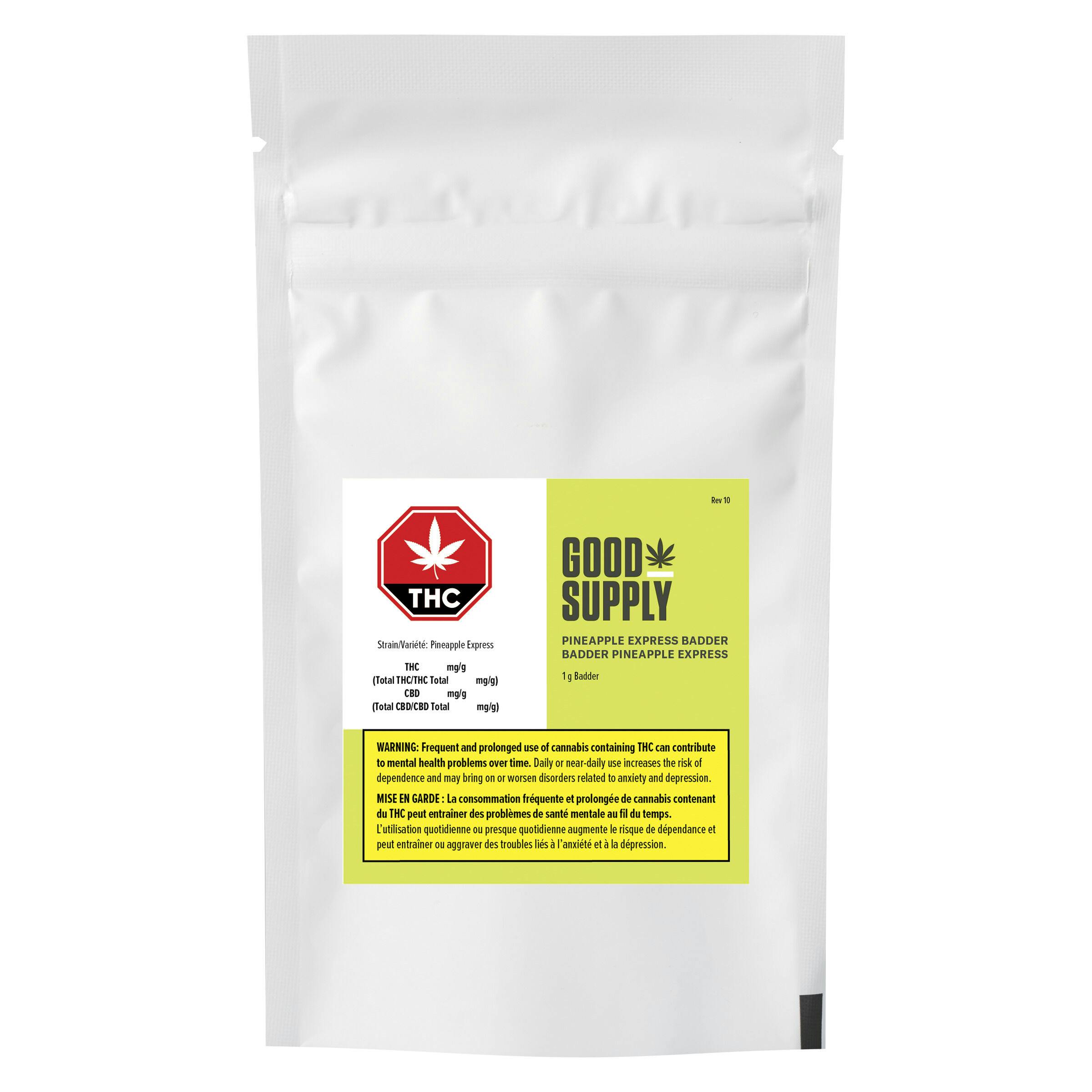 Good supply - pineapple express badder