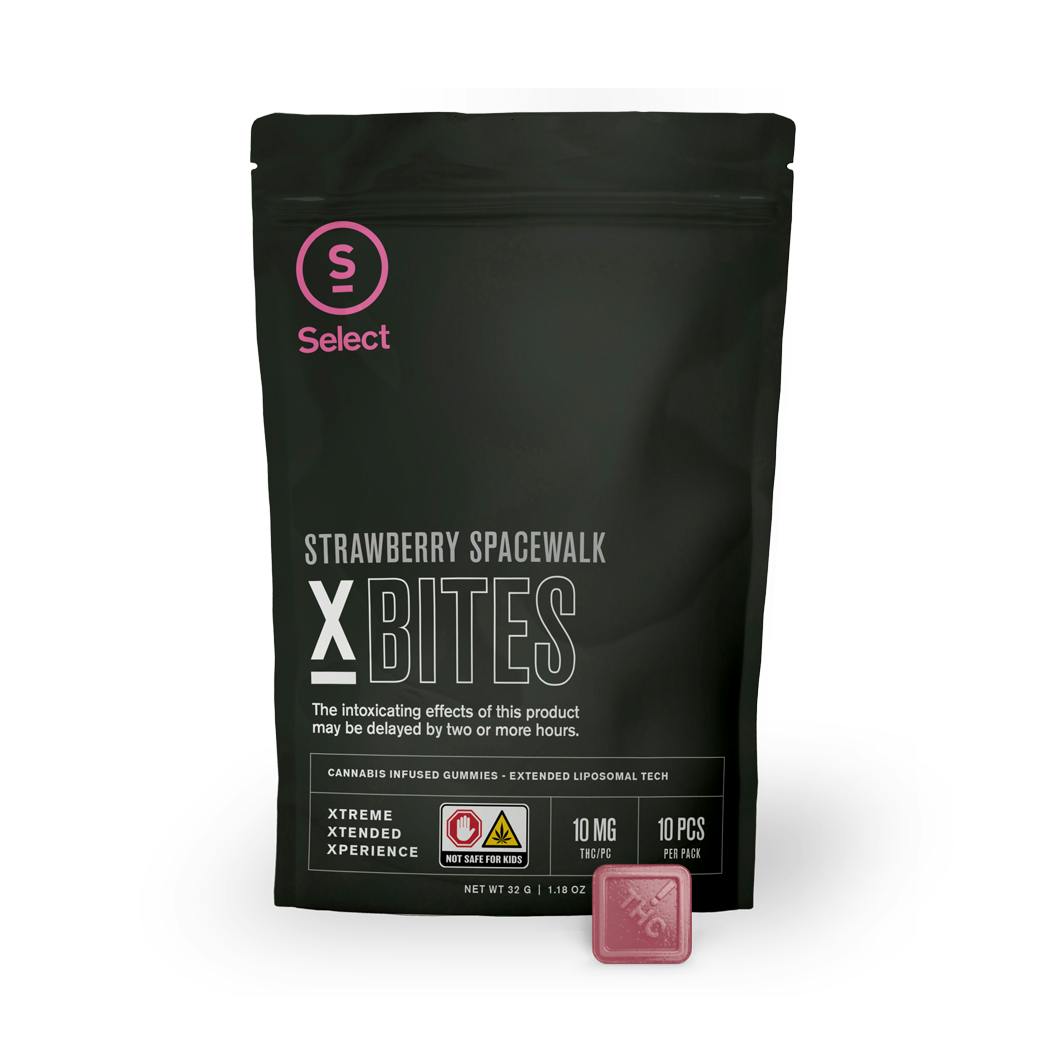 XBites Strawberry Spacewalk 100mg (10mg Bites)