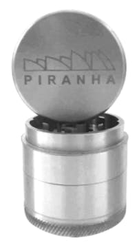 3-Piece Grinder w/ Storage by Piranha - Silver