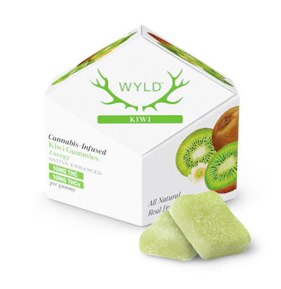 WYLD - 100mg Gummies 1:1 THC/THCV - Kiwi