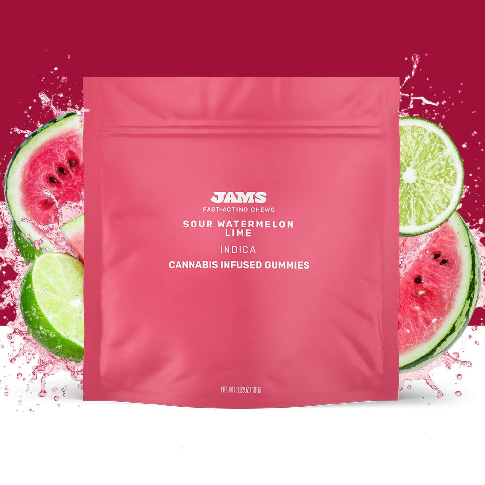 Sour Watermelon Lime Jams - Fast Acting