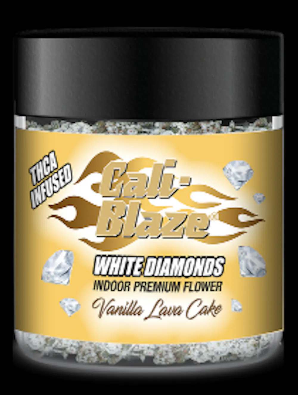 Product Cali-Blaze | Vanilla Lava Cake | White Diamond Infused Flower