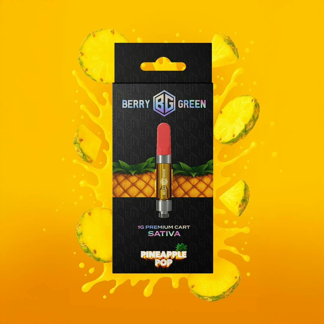 Berry Green BERRY GREEN | PINEAPPLE POP | CART SATIVA — VAPORIZERS