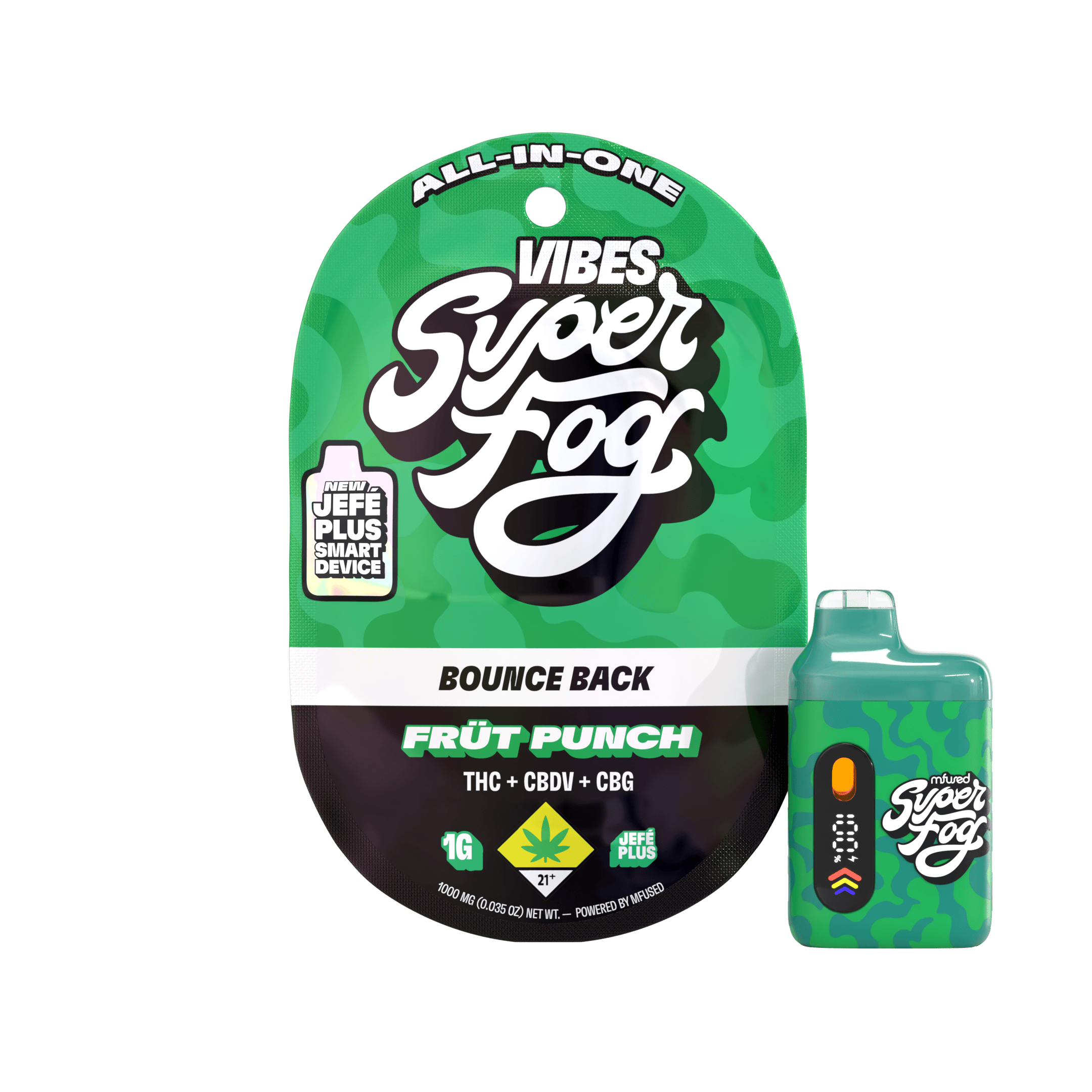VIBES Targeted Cannabinoids 1g Jefé Plus - Bounce Back