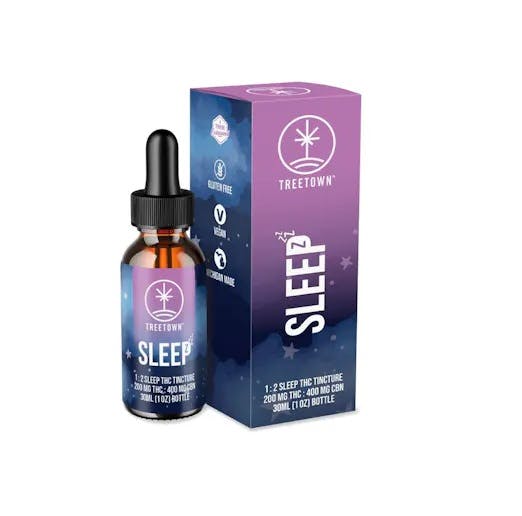 Product: Treetown | 1:2 THC:CBN Sleep Tincture | 200mg:400mg