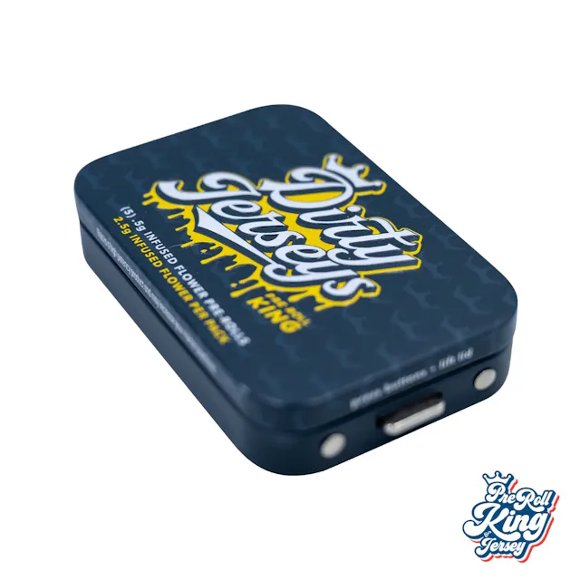 Dirty Jerseys Infused Pre-Roll Pack Spritzer w/ Diamonds 5pk/2.5g (sativa hybrid, infused pre roll packs)