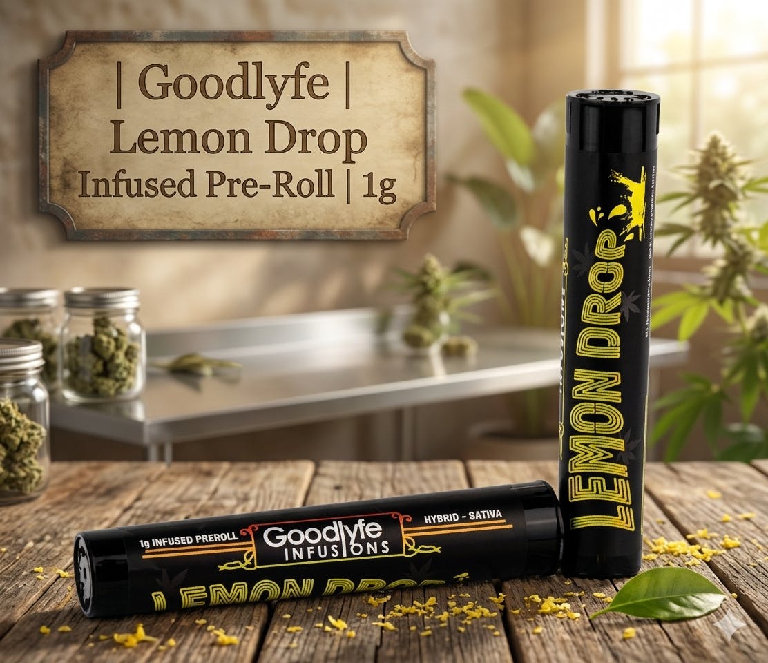 Product Goodlyfe | Lemon Drop | Infused Pre-Roll | 1g