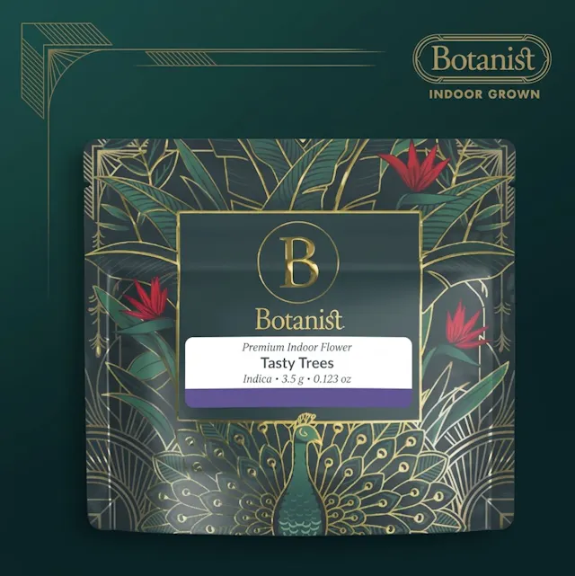 The Botanist Flower Tasty Trees 3.5g (indica, whole flower)