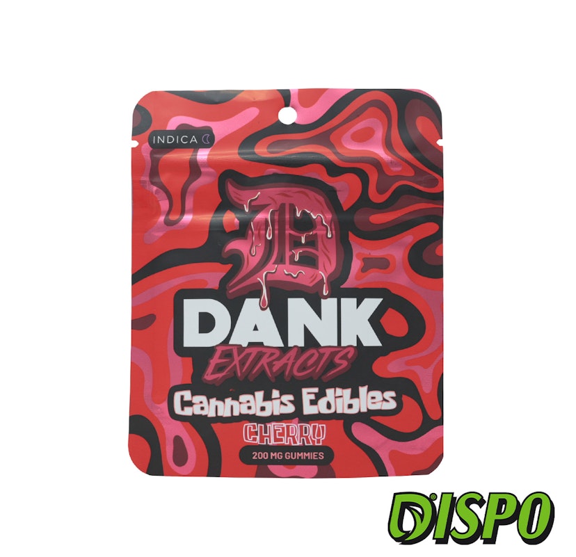 Dank Extracts - Cherry 4x50mg Gummies