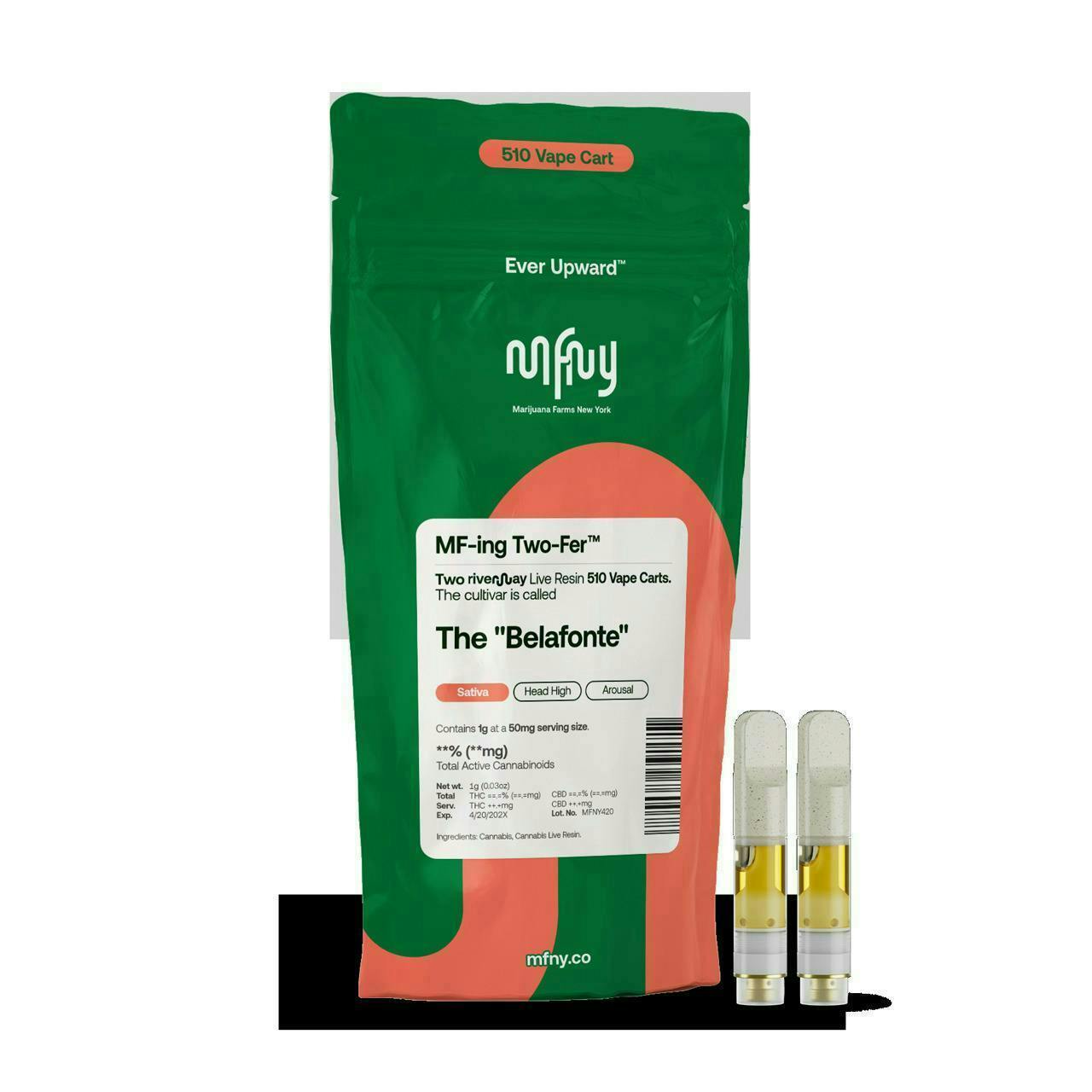 MFNY The Belafonte Live Resin 510 Cart
