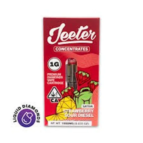 Jeeter – Juice – Strawberry Sour Diesel – Liquid Diamond – 510 Cart – 1g-1