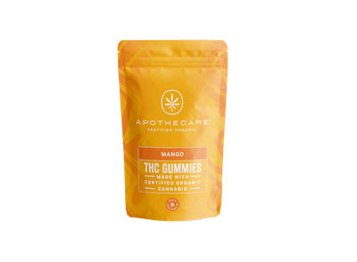 Product: Apothecare | Certified Organic Mango THC Gummies | 200mg