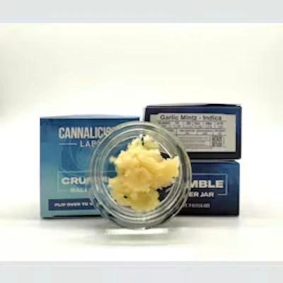 Cannalicious - 7g Live Resin Baller Jar - Garlic Mints - CONCENTRATES by Cannalicious Labs at King of Budz