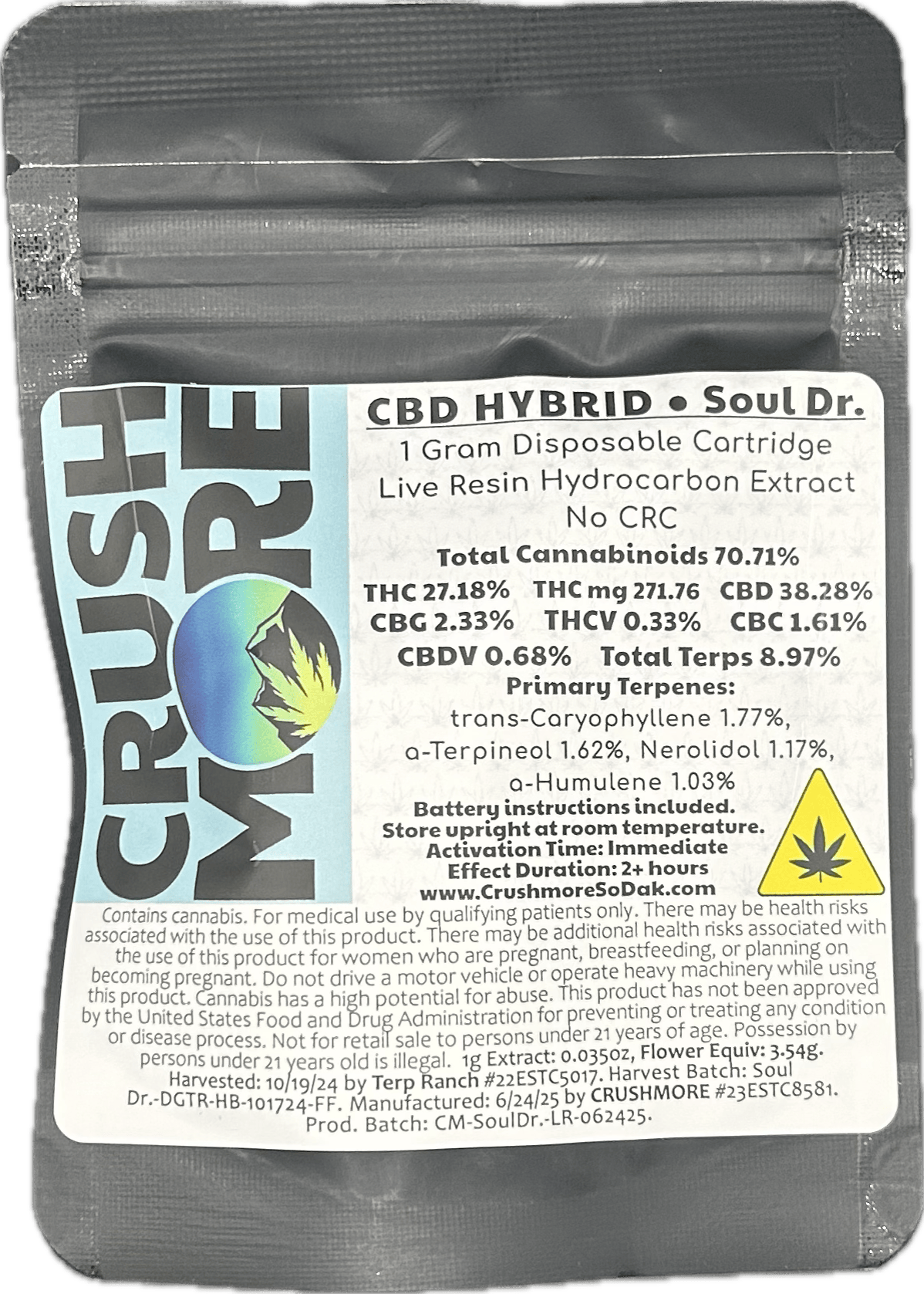 SOUL DOCTOR THC/CBD - Live Resin Disposable Vape | The Flower Shop -  Aberdeen