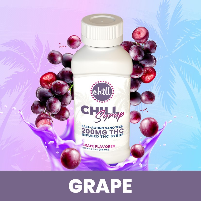 Chill Medicated - Grape 200mg Syrup