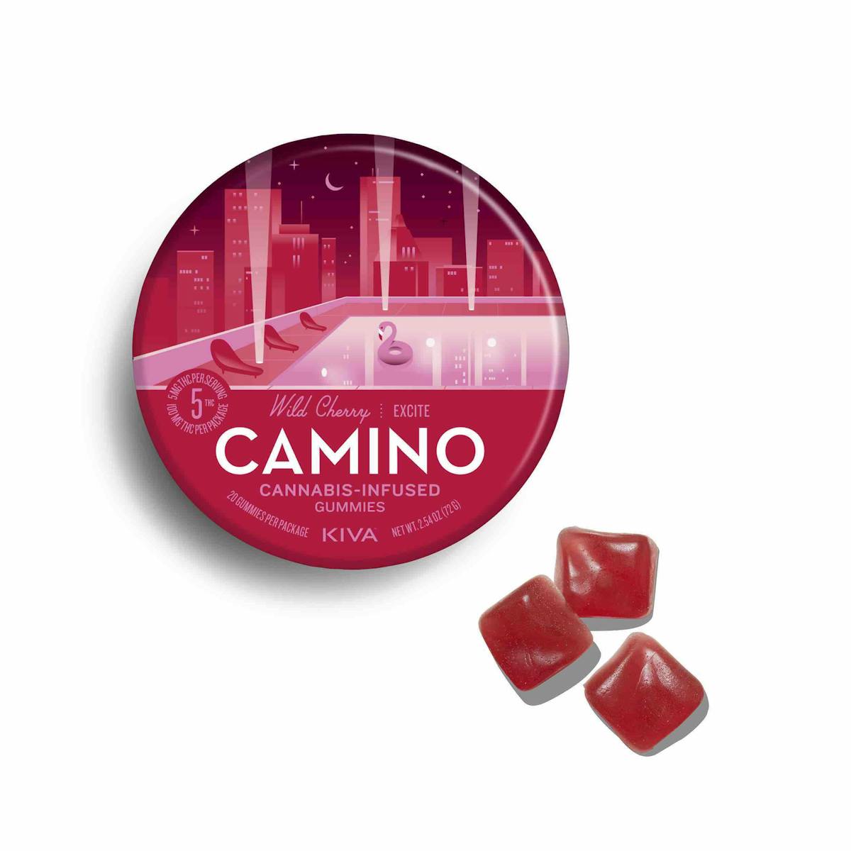 image of Camino Wild Cherry Gummies