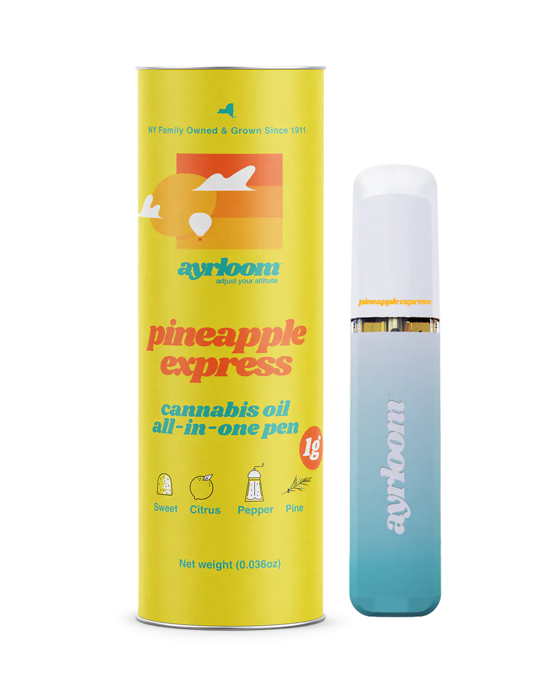 Ayrloom Pineapple Express (H) Disposable 1g | Verdi - Chelsea