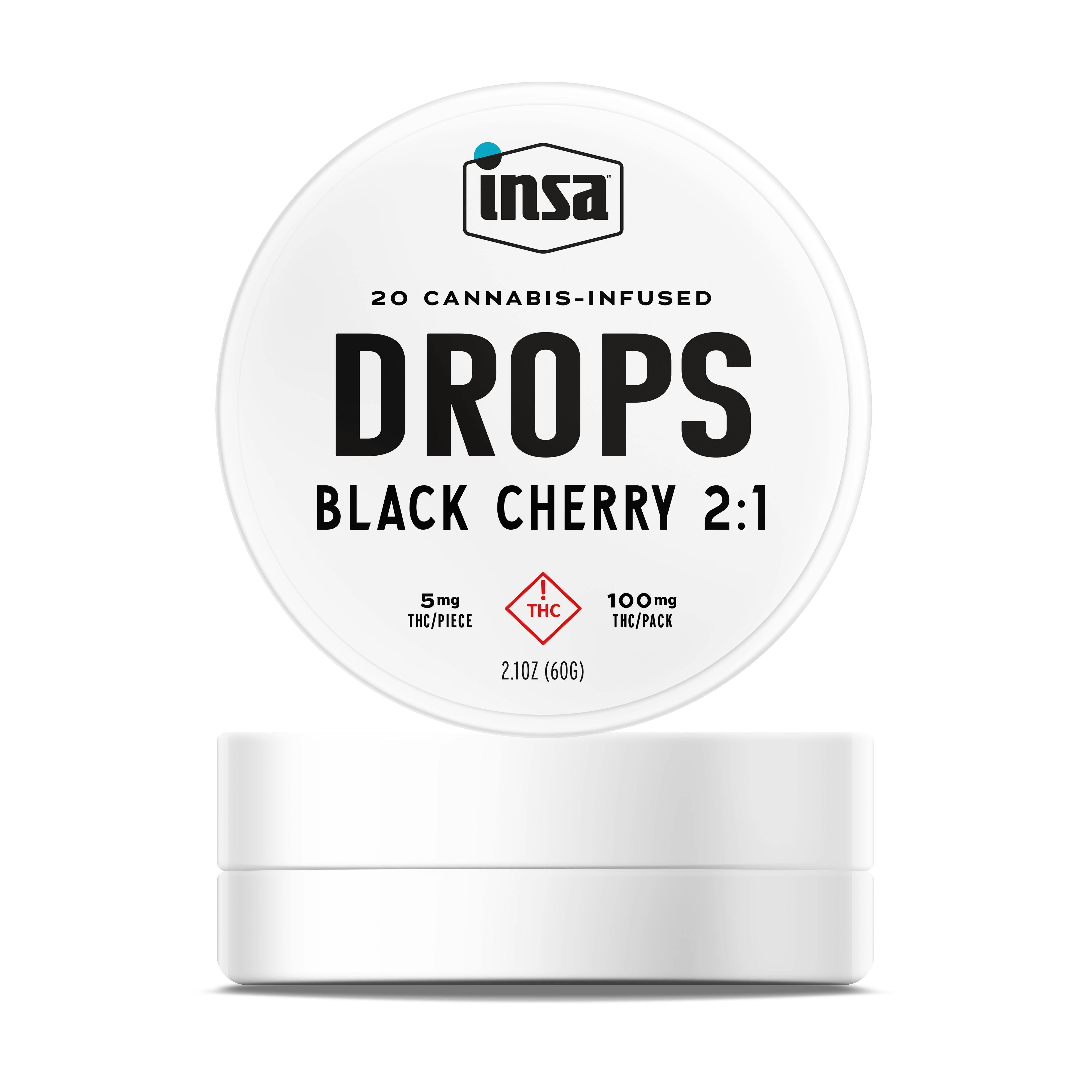 Drops/Chews - Black Cherry 2:1 Chews - 100mg (20 Chews)