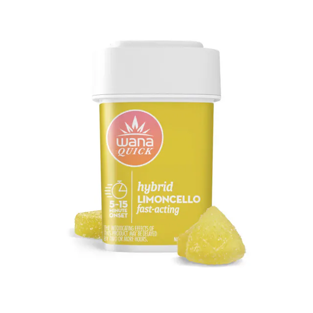 Wana Quick Gummies Limoncello 10pk/100mg (hybrid, 2.8g)
