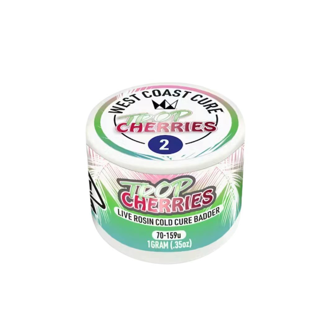 TROP CHERRIES TIER 2 LIVE ROSIN COLD CURE BADDER-1