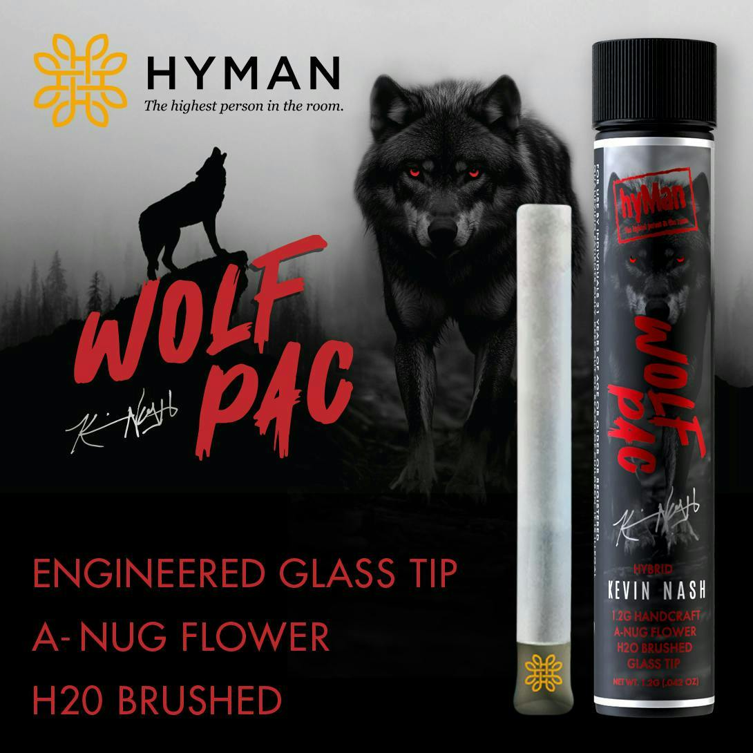 Product: HYMAN | WOLF PACK | HANDCRAFTED PRE-ROLL HYBRID