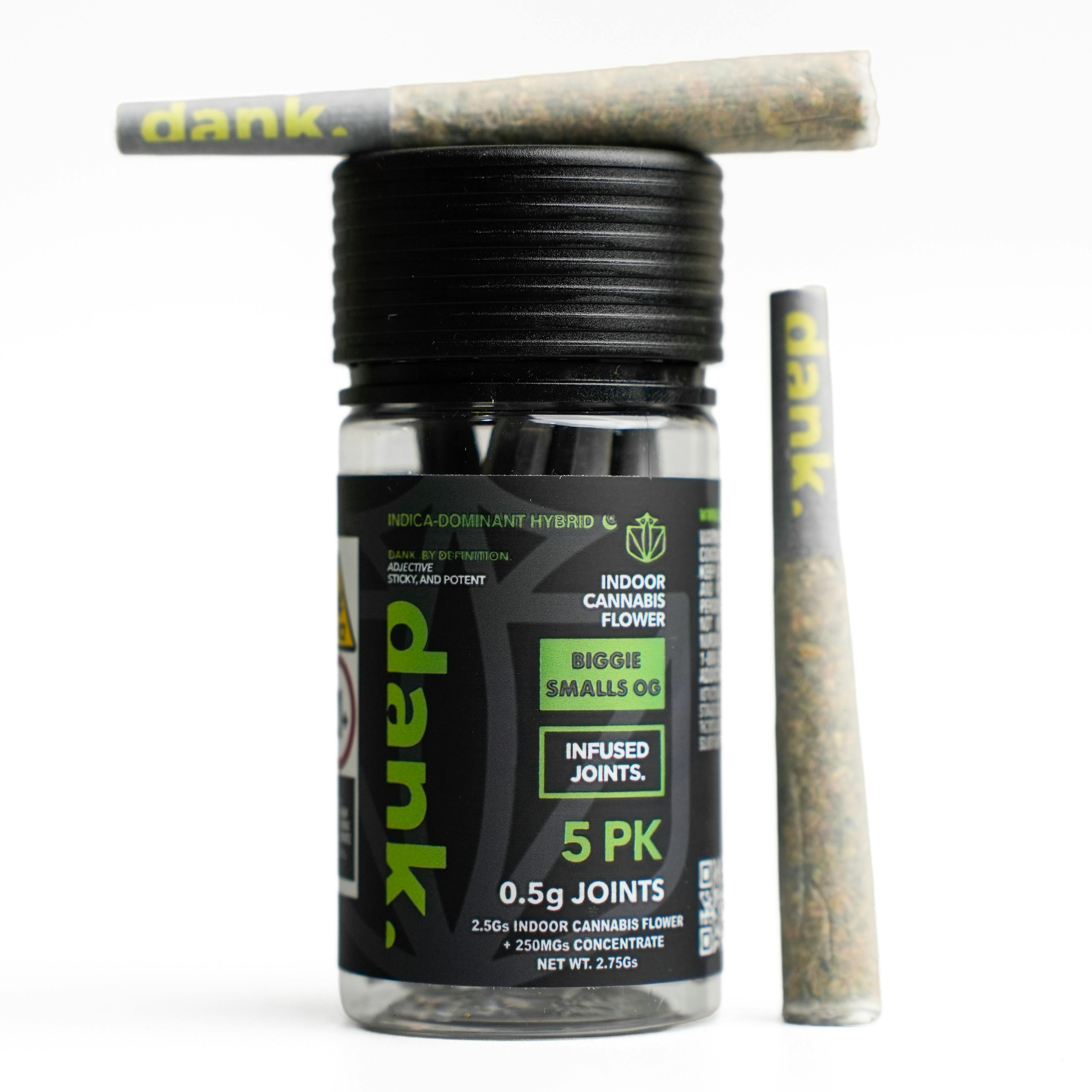 Dank Biggie Smalls OG 5pk 2.5g Infused Pre-Rolls