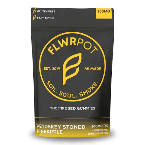 Product: Petoskey Stoned Pineapple | 20mg x 10pk | FLWRpot