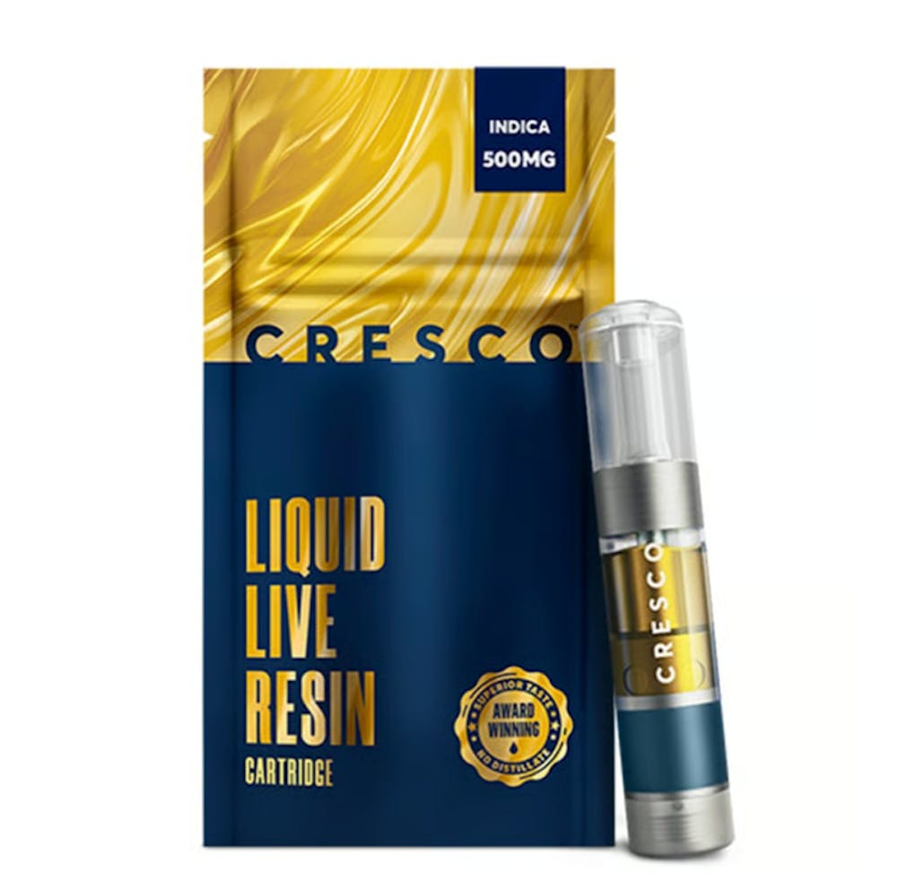 Product CL Cresco Live Resin Cartridge - Blueberry Space Cake .5g (Indica)