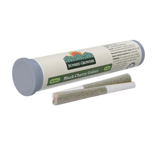 SunMed Black Cherry Gelato Pre-Rolls x 2pk-3