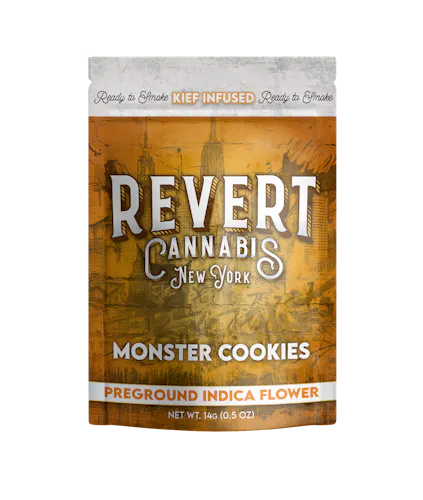 F192 Revert | Monster Cookies | Kief Infused Ground Flower | 14g-active